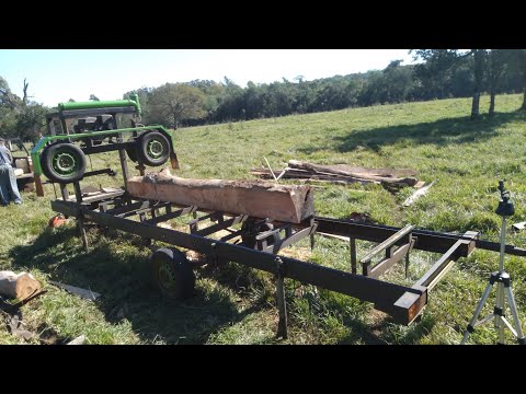 Видео: Самодельной пилорамой едем зарабатывать (2/2) Wir werden mit selbstgebauten Sägewerk  Geld verdienen