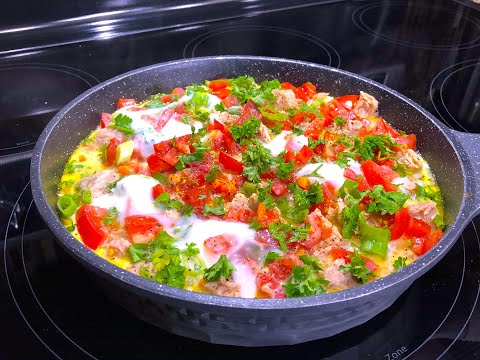 Видео: Стакан Риса и Банка Тунца. Ужин на скорую руку  в одной сковороде за   20 мин  Очень Вкусно!