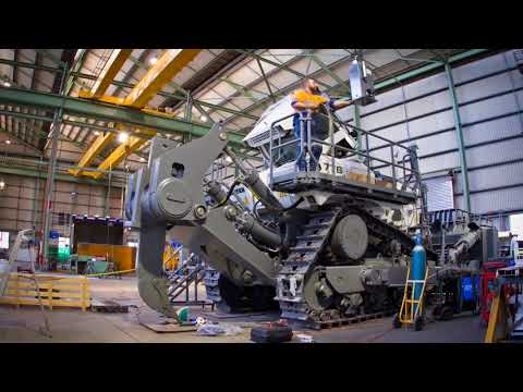 Видео: ульдозер Liebherr PR 776 подстраивается под особенности площадки в Австралии