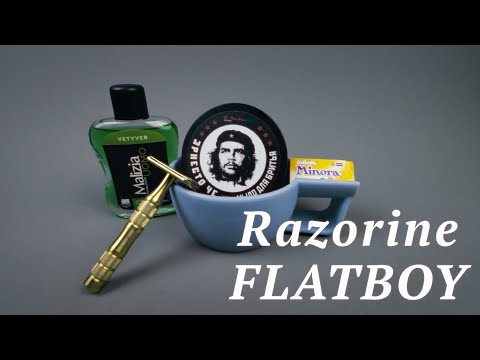 Видео: Бритье без Раздражения: Используем Razorine Flatboy