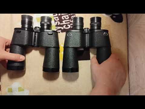 Видео: Не большое видео нового бинокля БОЦ-7х50 89года и сравнение его с БОЦ-7х50 88года.