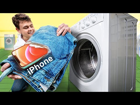 Видео: СЛОМАЕТСЯ ЛИ НОВЫЙ АЙФОН, ЕСЛИ ЗАБЫТЬ ЕГО В СТИРАЛКЕ?