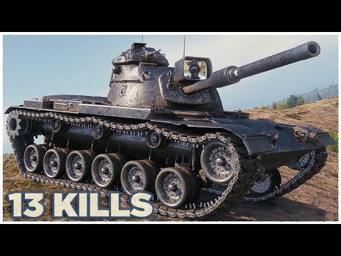 Видео: M60 • 13 ФРАГОВ И КОЛОБАНОВА МЕДАЛЬ • WoT Gameplay