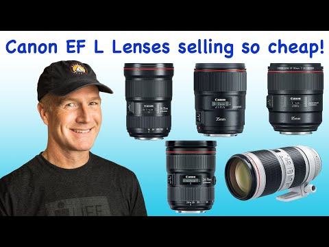 Видео: Почему объективы Canon EF L так дешевеют?