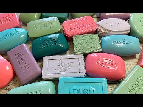 Видео: ASMR soap cutting Резка крашенного мыла АСМР💜