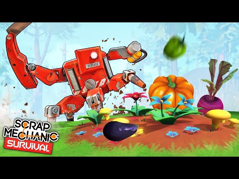 Видео: КРАСНЫЙ РОБОТ БОСС ПРИШЕЛ ВЫТОПТАТЬ НАШИ ГРЯДКИ! SCRAP MECHANIC SURVIVAL - ДЕНЬ 12