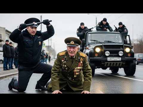 Видео: ⚡Полиция ударила ветерана… Но через 7 минут начался АД!⚡
