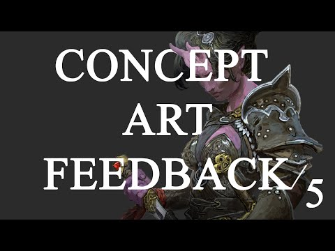 Видео: Concept Art Feedback #5 - разбор работы, ошибки и советы