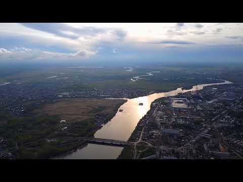 Видео: Город Канск. Видео с дрона. В конце мая.