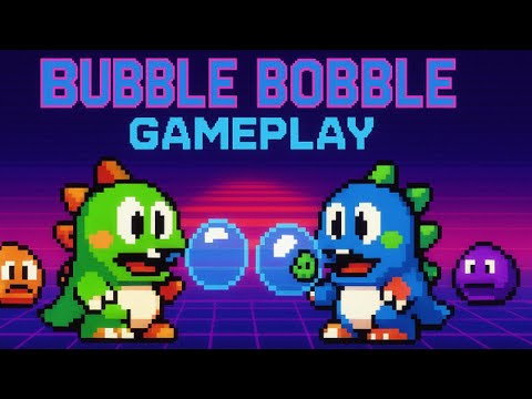 Видео: Игра Bubble Bobble