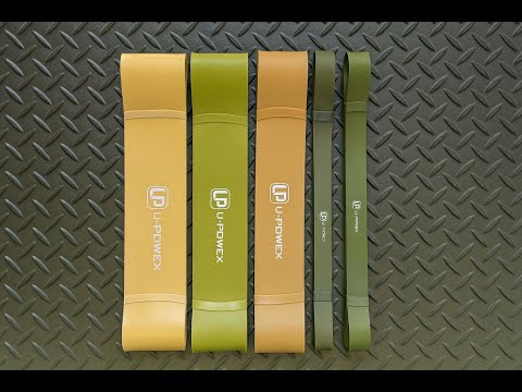 Видео: Резинки для підтягування U powex Millitary. Гумки для фітнесу