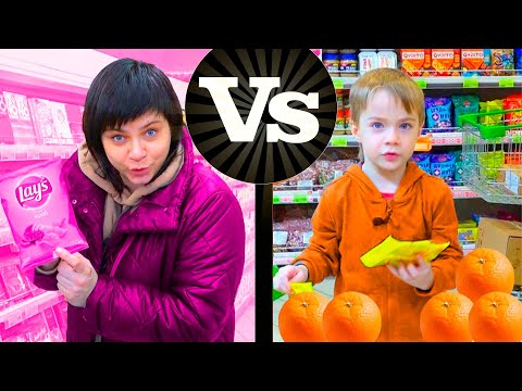 Видео: ФЁДОР vs МАМА. ПОКУПКИ NON STOP.