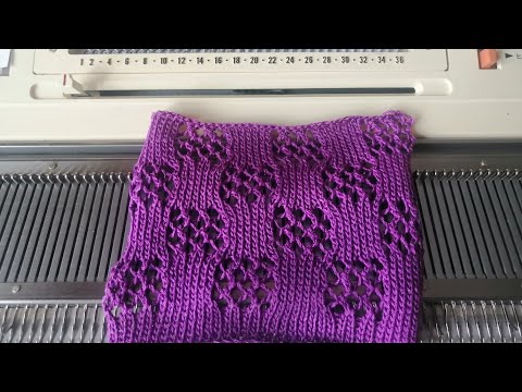 Видео: Ажур на Бразере КН-800.