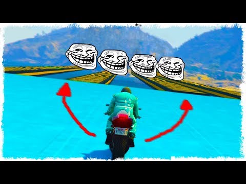 Видео: МОТО ТРОЛЛЬ И МНОГО ОПАСНОСТИ В GTA ONLINE!!!