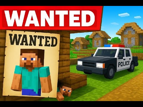 Видео: МЕНЯ РАЗЫСКИВАЕТ ПОЛИЦИЯ МАЙНКРАФТ! (Скрываюсь от копов)