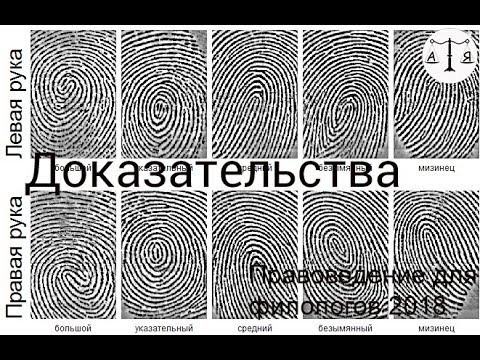 Видео: Доказательства в уголовном процессе