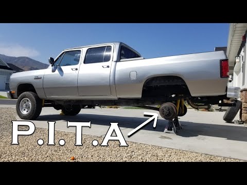 Видео: 12-клапанные барабанные тормоза Cummins Dana 70... 36 простых шагов!