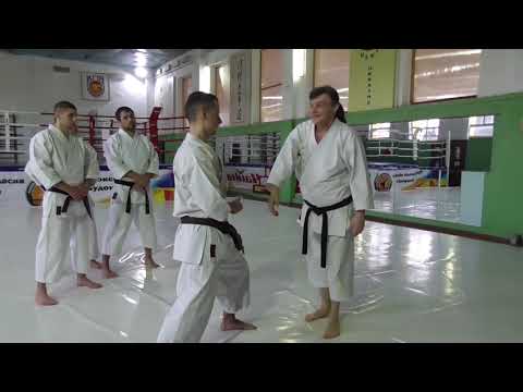 Видео: Как правильно атаковать с ударом Ой-Цуки | Особенности перемещения в ФУДОКАН карате-до