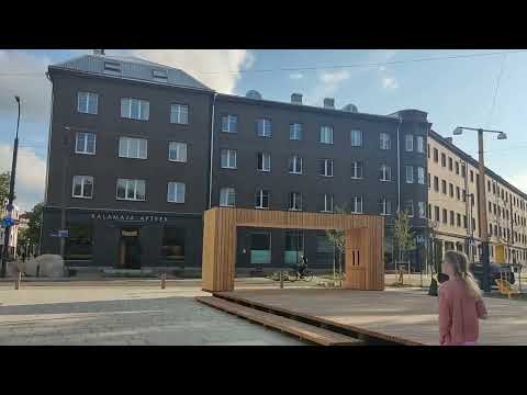 Видео: Таллин. Реновированная улица Вана Каламая. Vana Kalamaja. 2023.