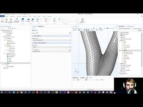 Видео: Видеоурок Comsol Ламинарный поток Laminar Fluid