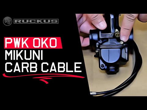 Видео: Установка троса карбюратора PWK OKO MIKUNI SLIDE