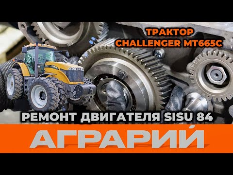 Видео: Ремонт двигателя Sisu 84 трактора  Challenger MT665C – Аграрий Курск