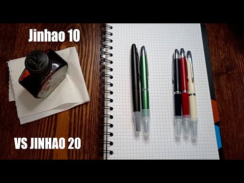 Видео: Перьевые ручки #Jinhao 10 и Jinhao 20 - в чем разница?