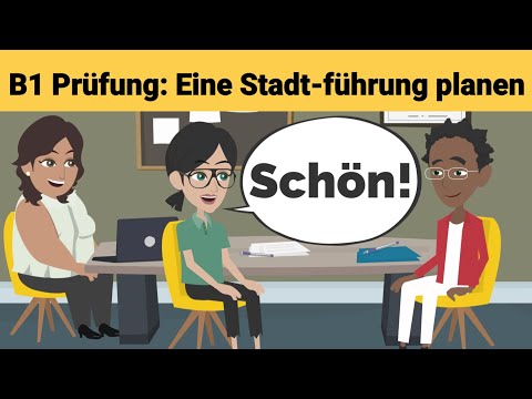 Видео: Устный экзамен по немецкому языку B1 | Планируйте что-нибудь вместе/диалог | Часть 3: Город