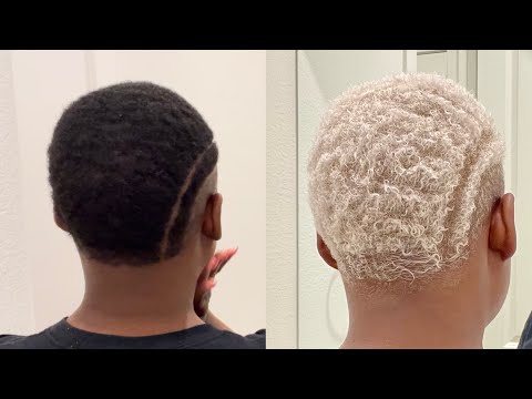 Видео: Как осветлить волосы до платинового блонда дома | Осветление коротких натуральных волос