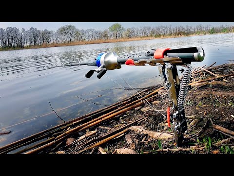 Видео: НОВАЯ Хитрая УДОЧКА ловит САМА?!