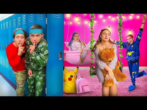 Видео: Пробрались в Секретную Комнату для Девочек !