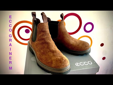 Видео: ECCO GRAINER M брутальные мужские ботинки из кожи, стильные челси на каждый день #eccoshoes