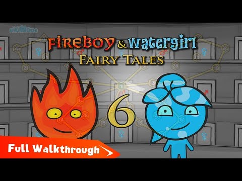 Видео: Fireboy and Watergirl 6: Fairy Tales - Полное Видео Прохождение.