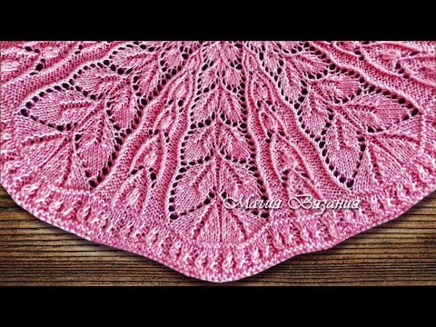 Видео: Узор для кокеток, воротников, пелерин № 183 из 260. 2 часть