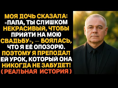 Видео: Моя дочь запретила мне прийти на её свадьбу, боясь, что я её опозорю. Тогда я преподал ей урок.