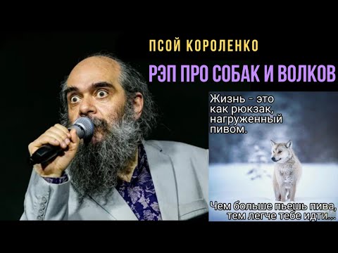 Видео: Псой Короленко зачитывает РЭП про собак и волков