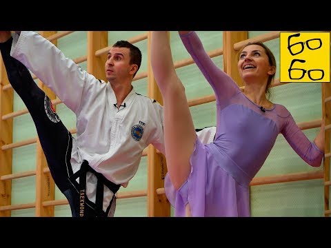Видео: ТХЭКВОНДО — ЭТО БАЛЕТ И ТАНЦЫ? Шаманин против балерины — кто больше преуспеет в чужом искусстве?