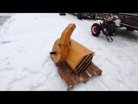 Видео: Снегоочиститель СН-1М. для МТЗ.