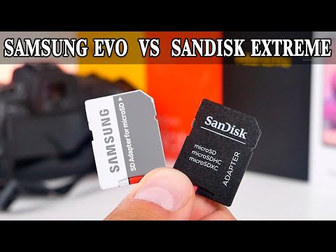 Видео: Sandisk Extreme Pro 64 GB VS Samsung Evo Plus Какую карту памяти выбрать?