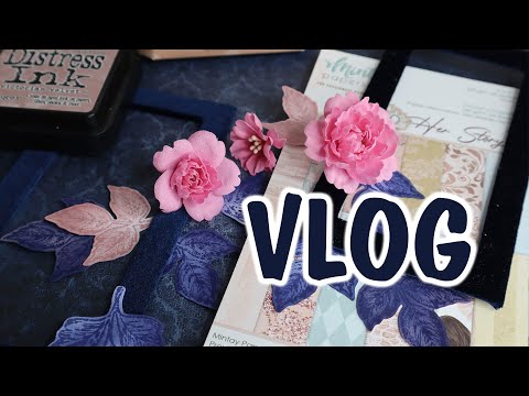 Видео: Scrap VLOG №17 часть 1/ Тканевые цветы и подготовка к проектам/ Скрапбукинг