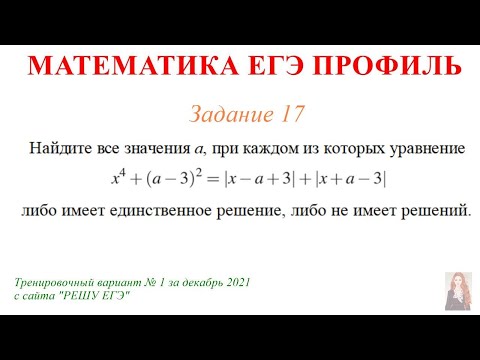 Видео: ЕГЭ Профиль 17 задание