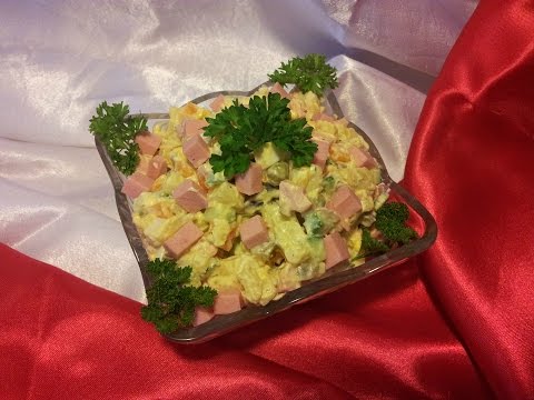 Видео: салат "Оливье". Вкус из детства