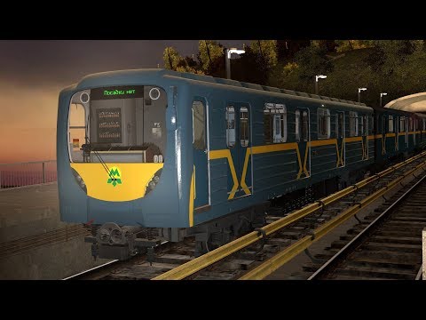 Видео: [Metrostroi] - 81-540.2К на Киевской карте.