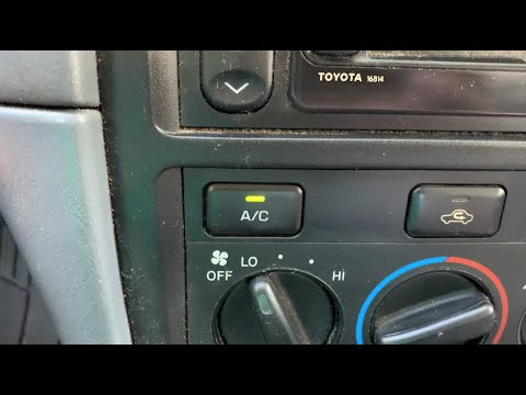 Видео: Toyota Camry 2000 года выпуска. Кондиционер не охлаждает, мигает индикатор кнопки кондиционера. Э...