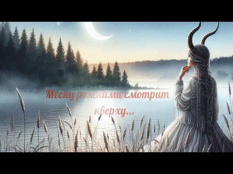 Видео: Месяц рожками смотрит кверху... (плейлист Мои песни)