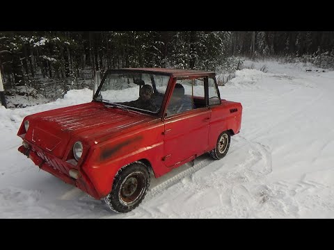 Видео: Покатушки на мотоколяске СЗД.