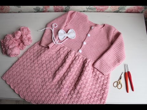 Видео: Платье крючком. Часть 3. Готово. Ура, ура.