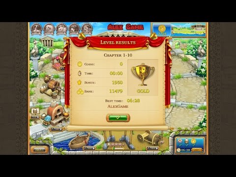 Видео: Farm Frenzy Ancient Rome Chapter 1-10 only GOLD Веселая ферма Древний Рим Глава 1-10 Золото