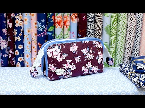 Видео: Мастер-класс: Удобная и стильная косметичка