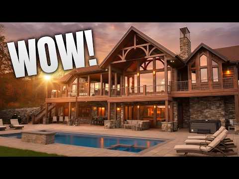 Видео: Современный деревенский шедевр | Экскурсия изнутри
